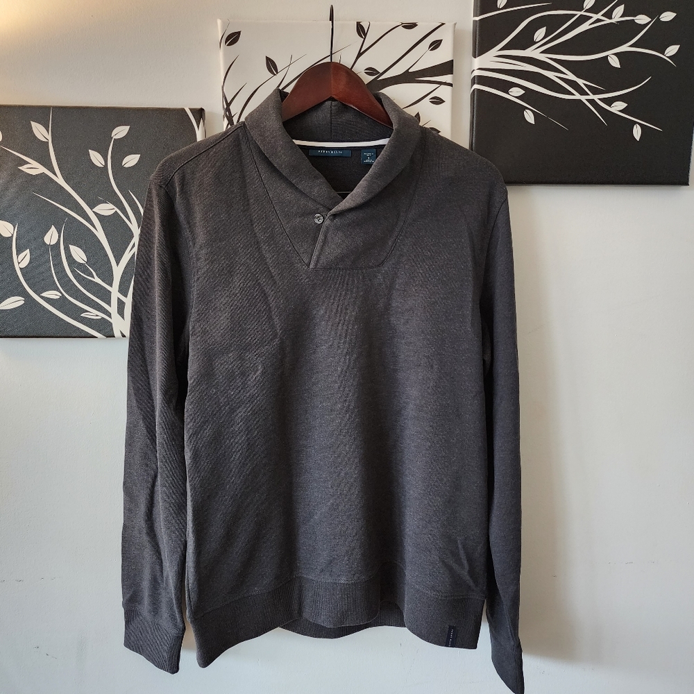 Perry Ellis Shawl Collar Sweater (Medium)